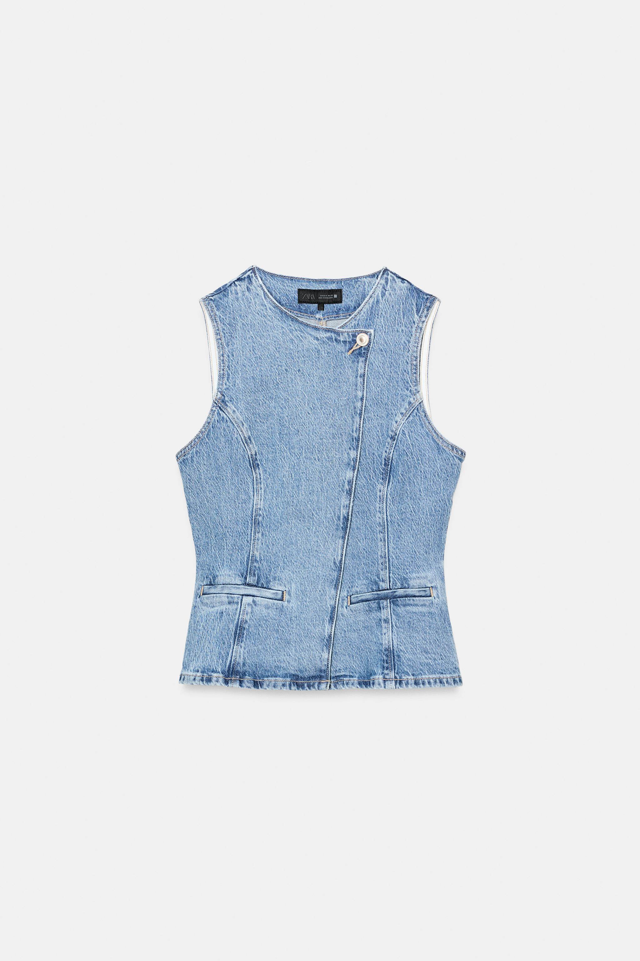 GILET Z1975 CROISÉ EN DENIM