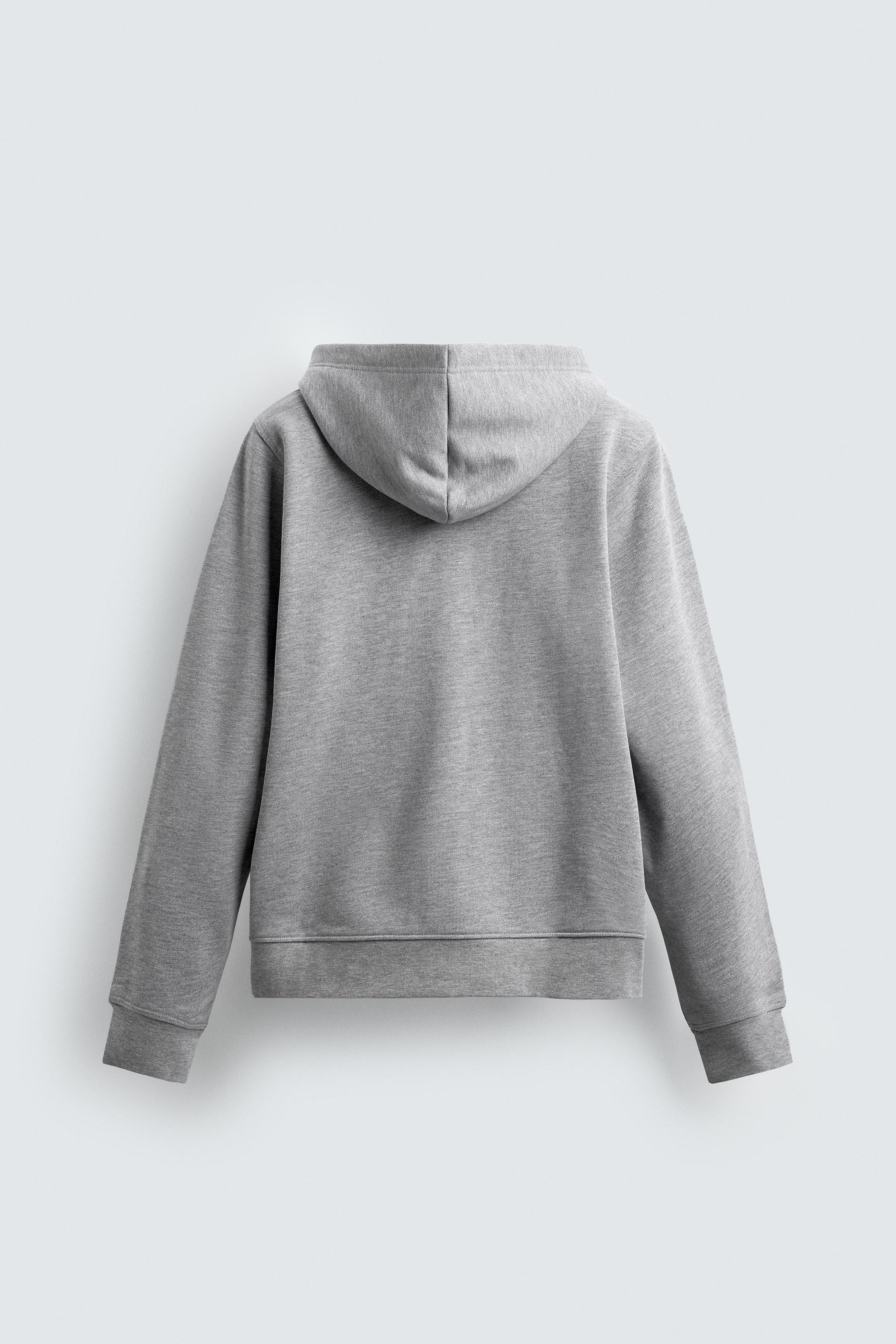 Mサイズ / USS2 Oblique W-Zip JKT Dark gray Quarter-Zip Cadet Collar Sweatshirt with NuBlend 50/50