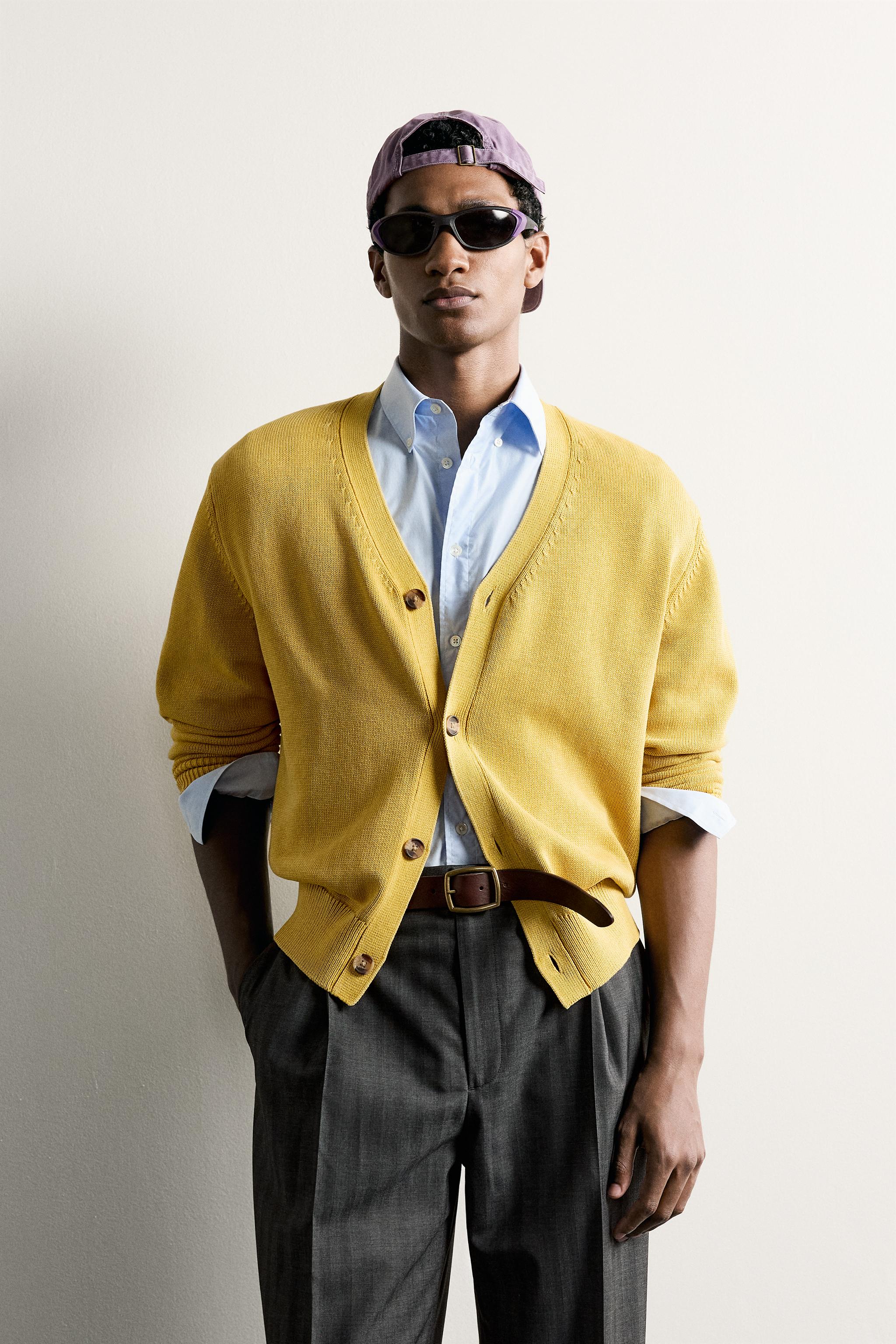 COTTON REGULAR FIT CARDIGAN