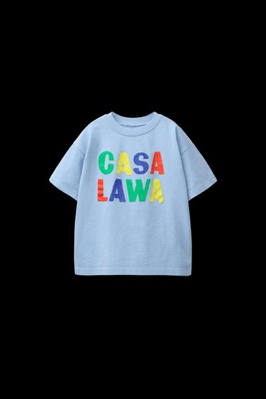 T-SHIRT MIT CASA LAWA © X ZARA KIDS-PRINT - Bläulich von Zara - Bild 0