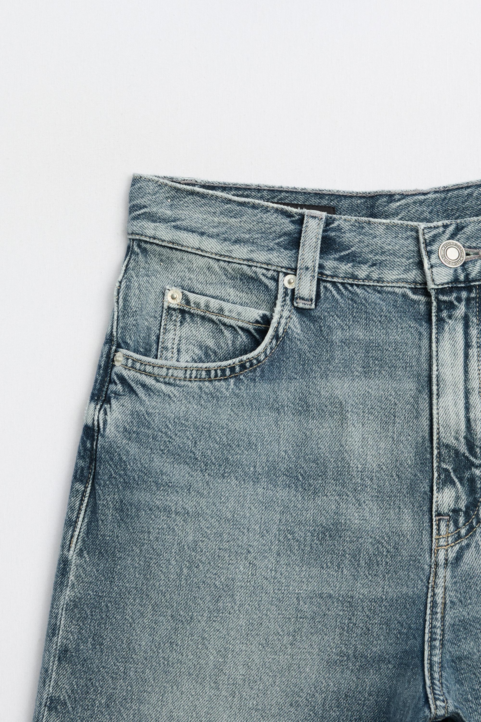 High-waist wide-leg jeans