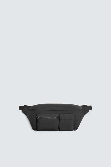 XL TECHNICAL FABRIC BELT BAG - Black by Zara