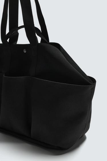TECHNICAL TOTE BAG - Black by Zara - Image 5