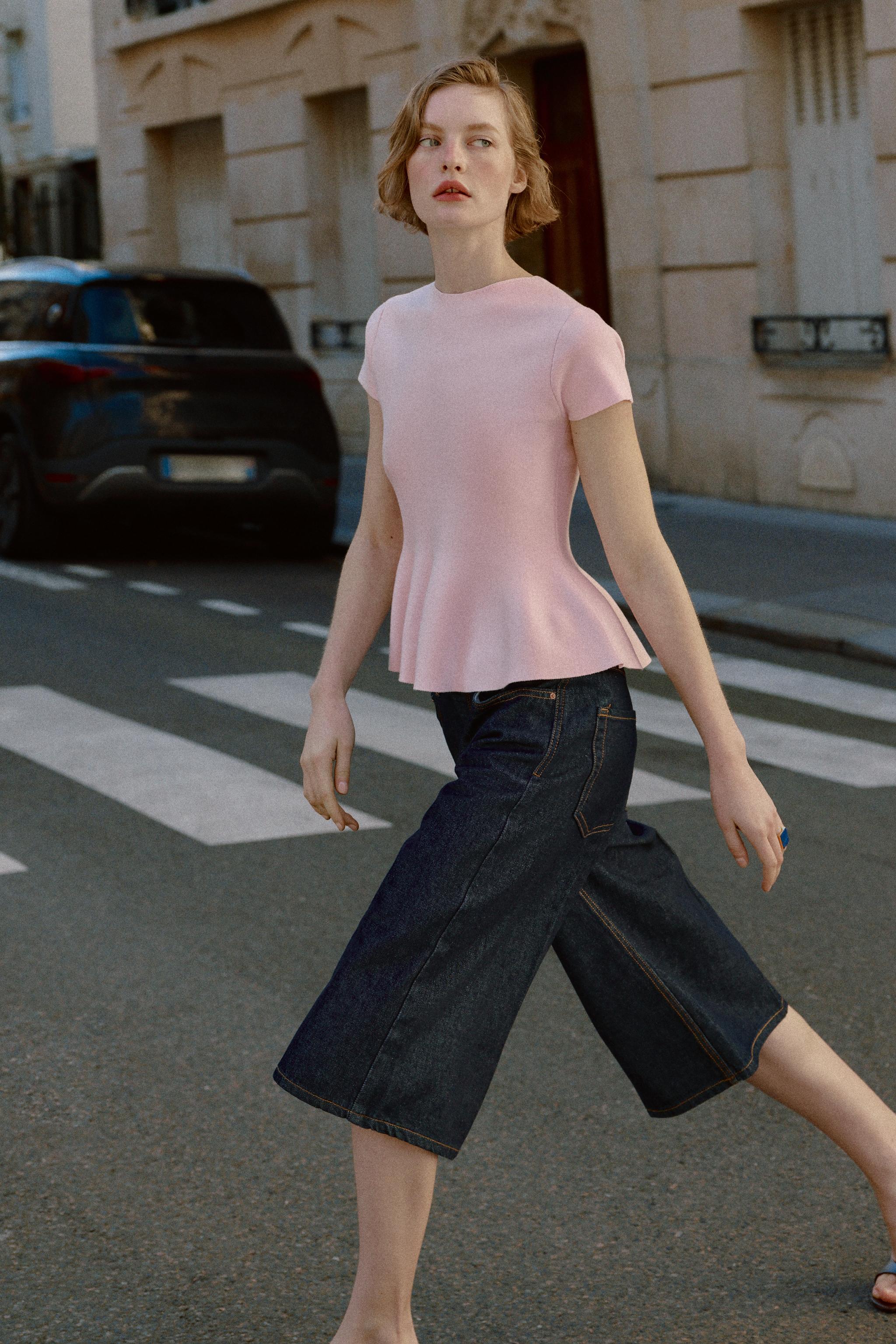 ÖRGÜ PEPLUM TOP - Görsel 4