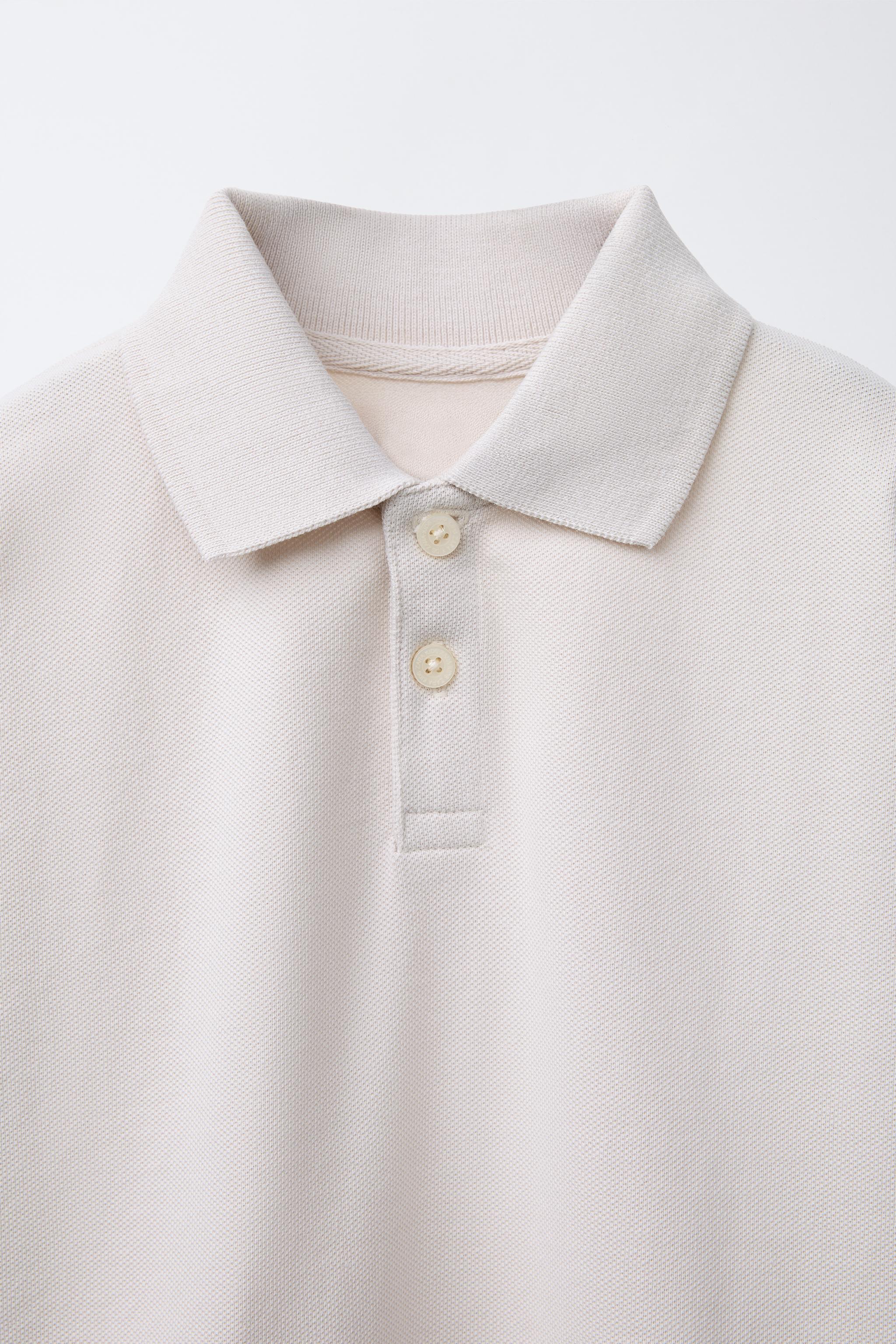 BOXY FIT LABEL POLO SHIRT | ZARA United States