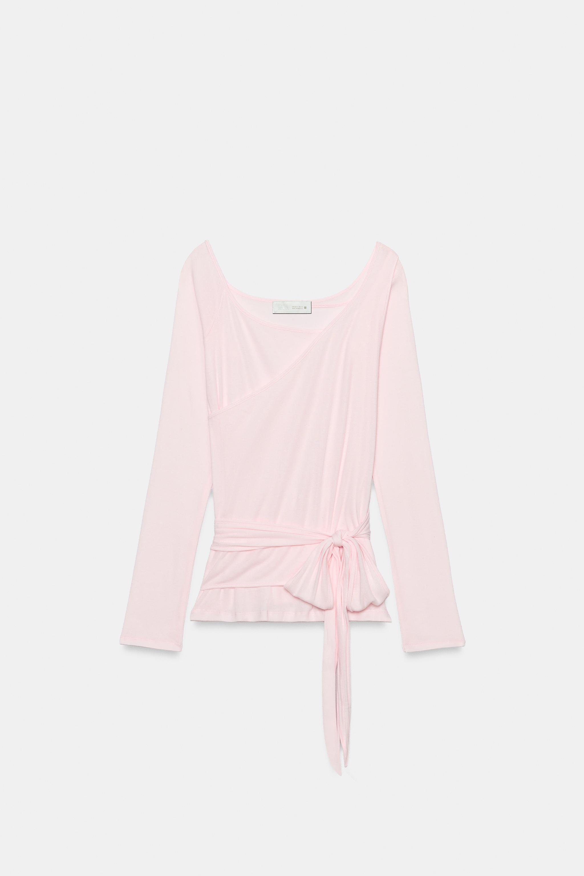 DOUBLE-EFFECT TIE TOP