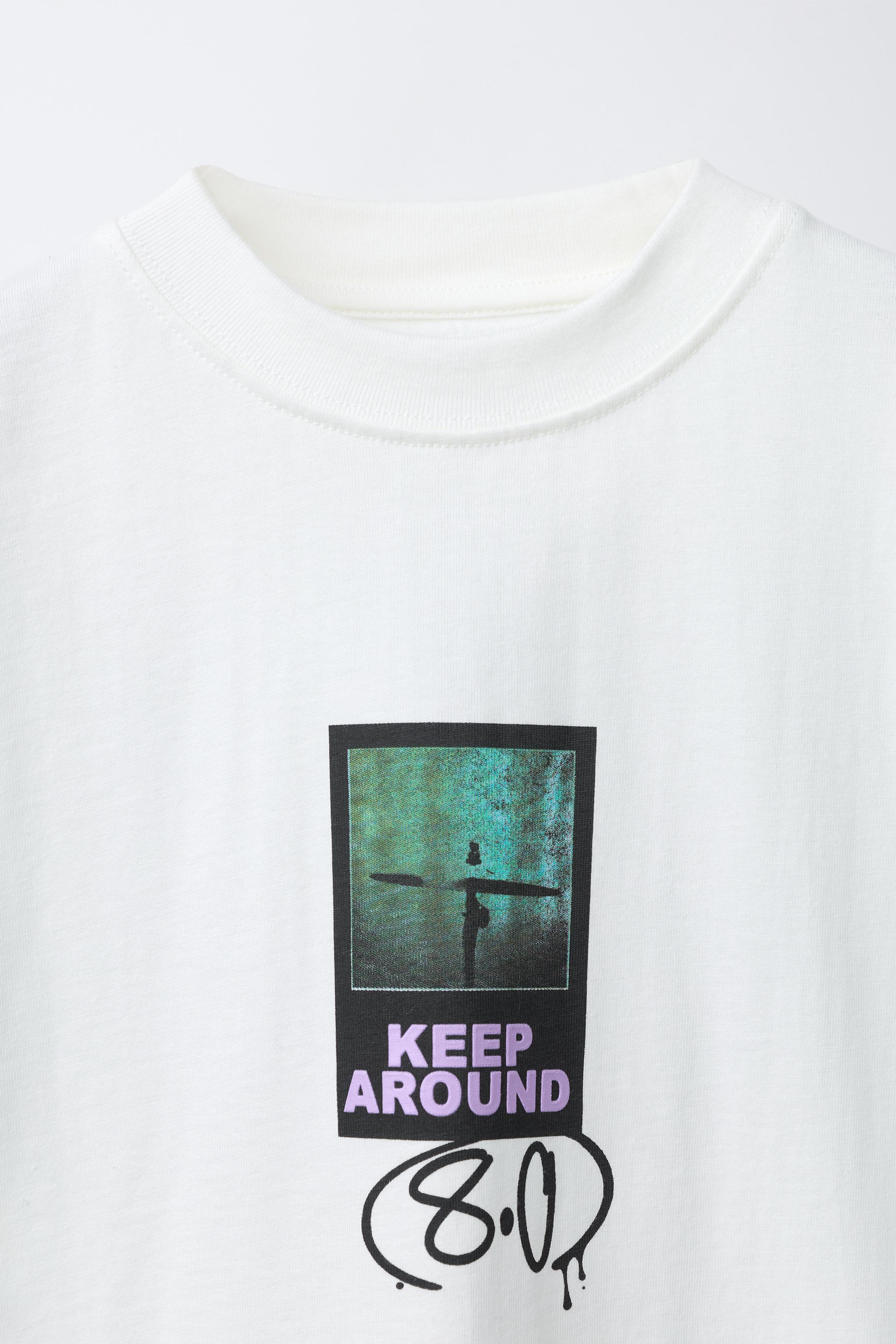 T-SHIRT IMPRIMÉ GRAFFITI