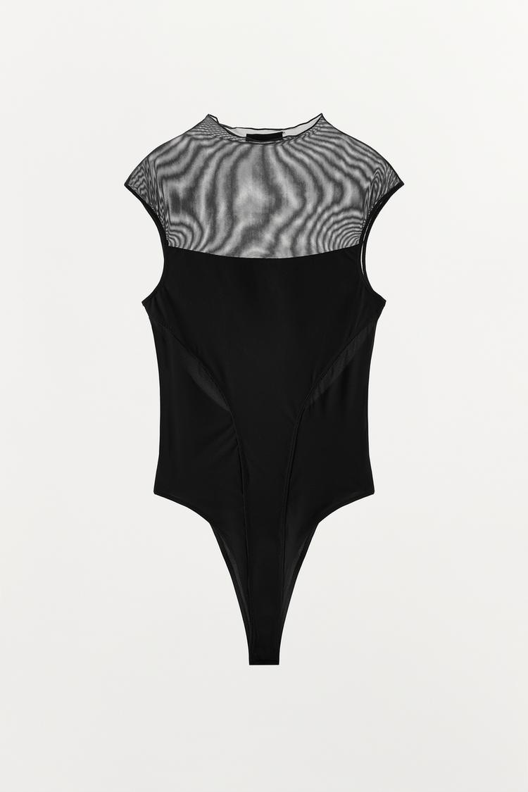 Body combinado de tul 8