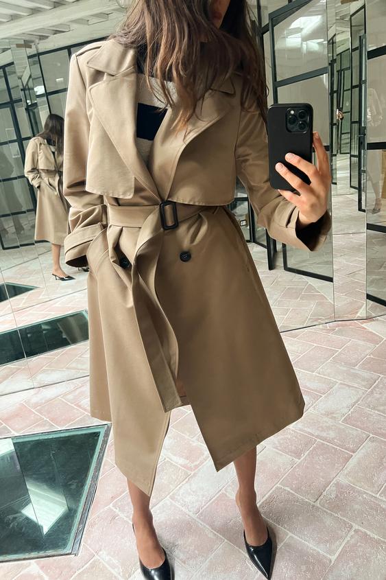 Women's Winter Coats Double Breasted Elegant Vintage Fashion Felt Trench  Coat 2XL Red 