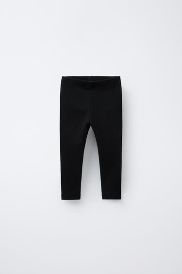 LEGGING RIB BÁSICO - Negro de Zara