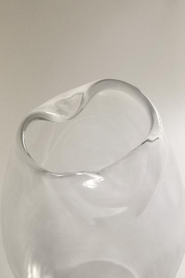 VASE HAUT À COL IRRÉGULIER - Perle / Beige de Zara - Image 2