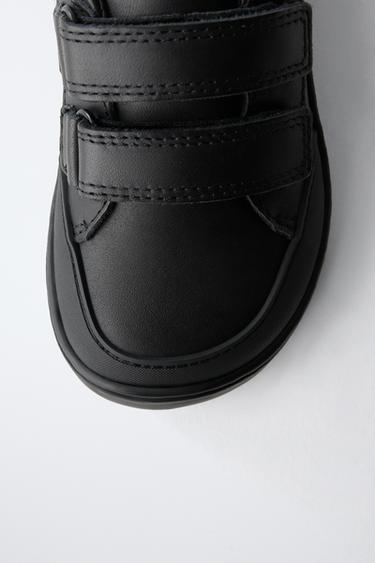 BASKET BAREFOOT EN CUIR - Noir de Zara - Image 4