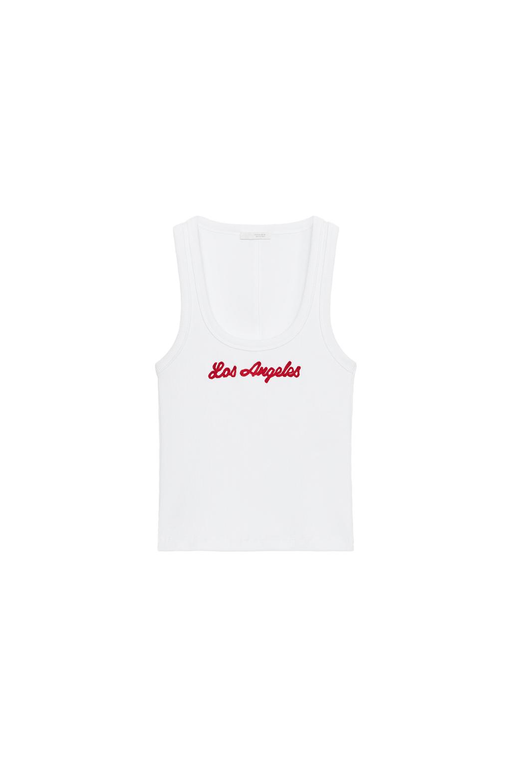 RIBBED TEXT T-SHIRT - image 3