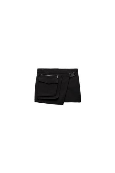 SKIRT WITH ASYMMETRIC POCKET