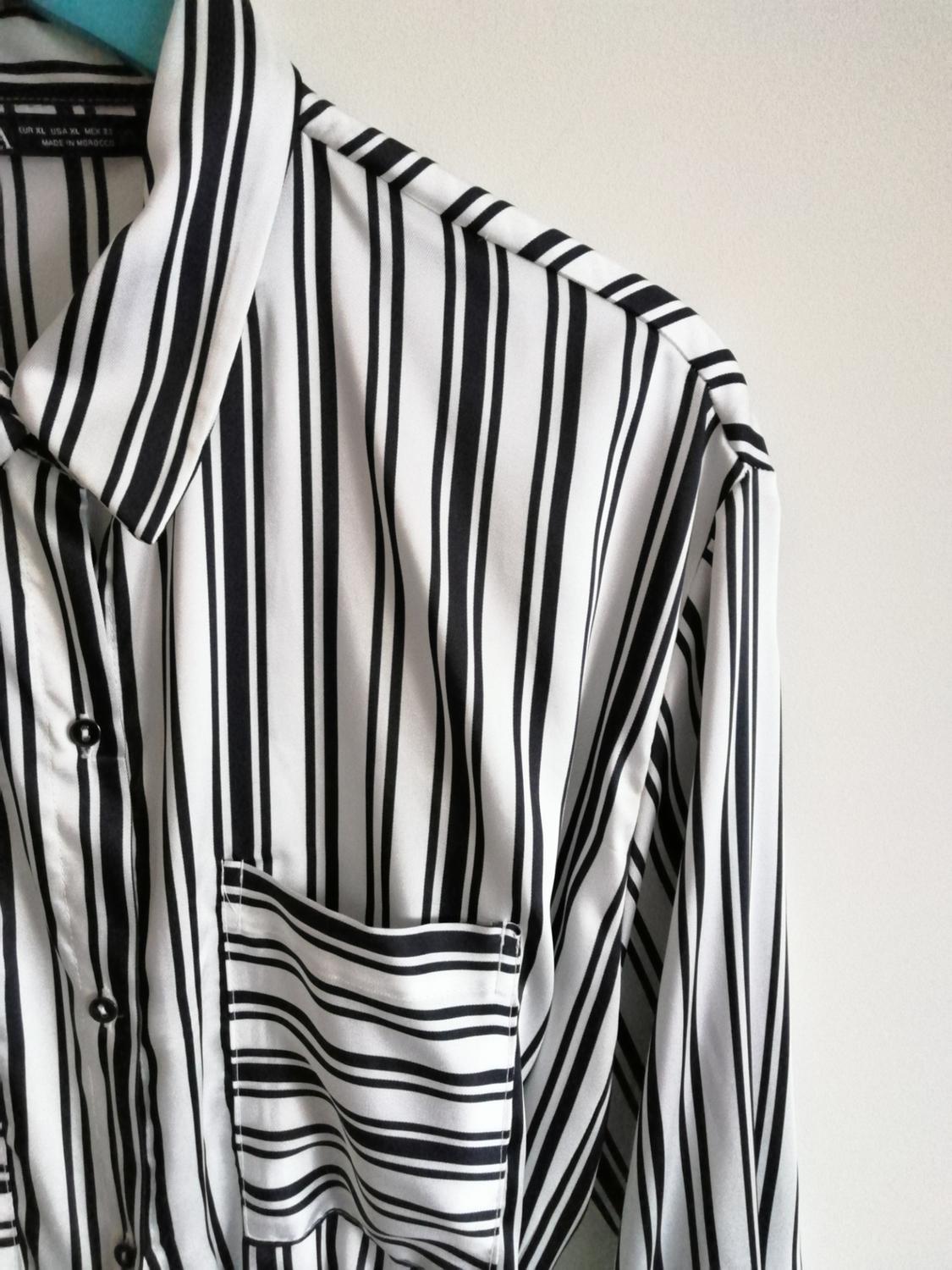 STRIPED SHIRT DRESS - Image 3