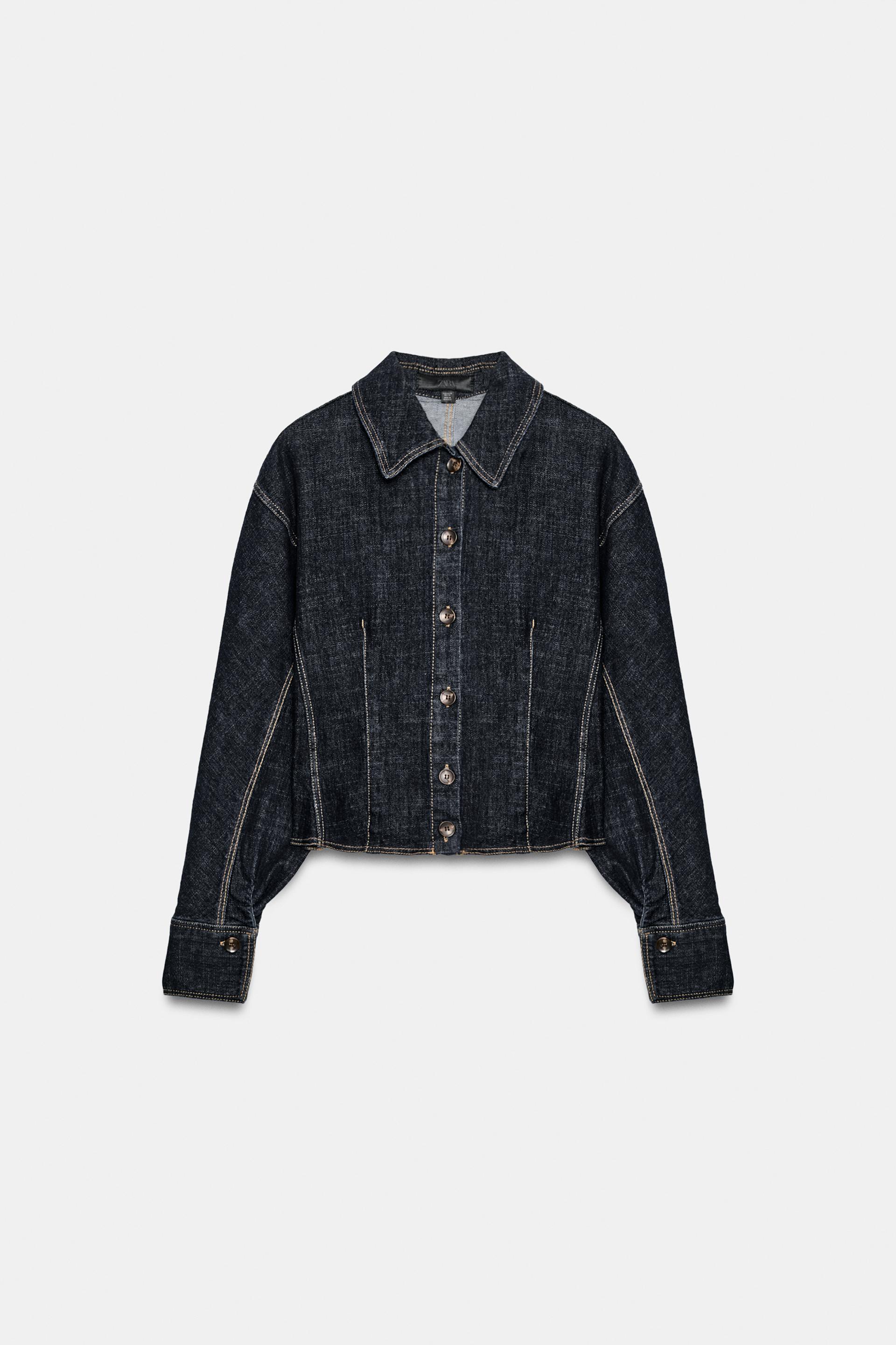 Z1975 DENIM PEPLUM SHIRT thumbnail 5