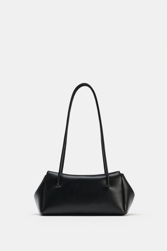 BOLSO DE HOMBRO ALARGADO - Negro de Zara - Imagen 0