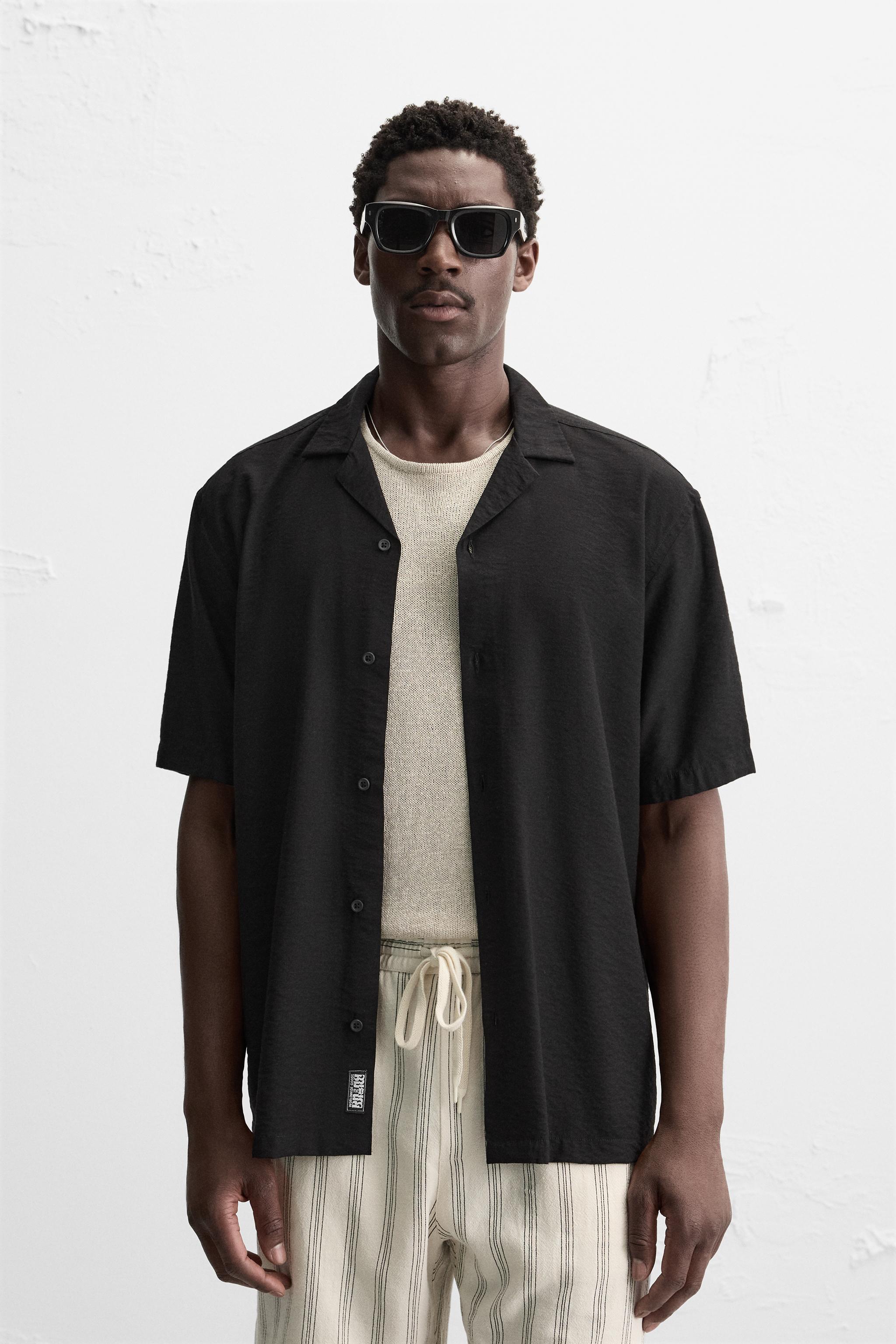 リラックスフィットフルイドシャツ - ホワイト | ZARA Japan / 日本