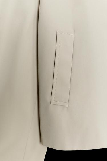 TRENCH CORTO WATER REPELLENT ZW COLLECTION - Beige de Zara