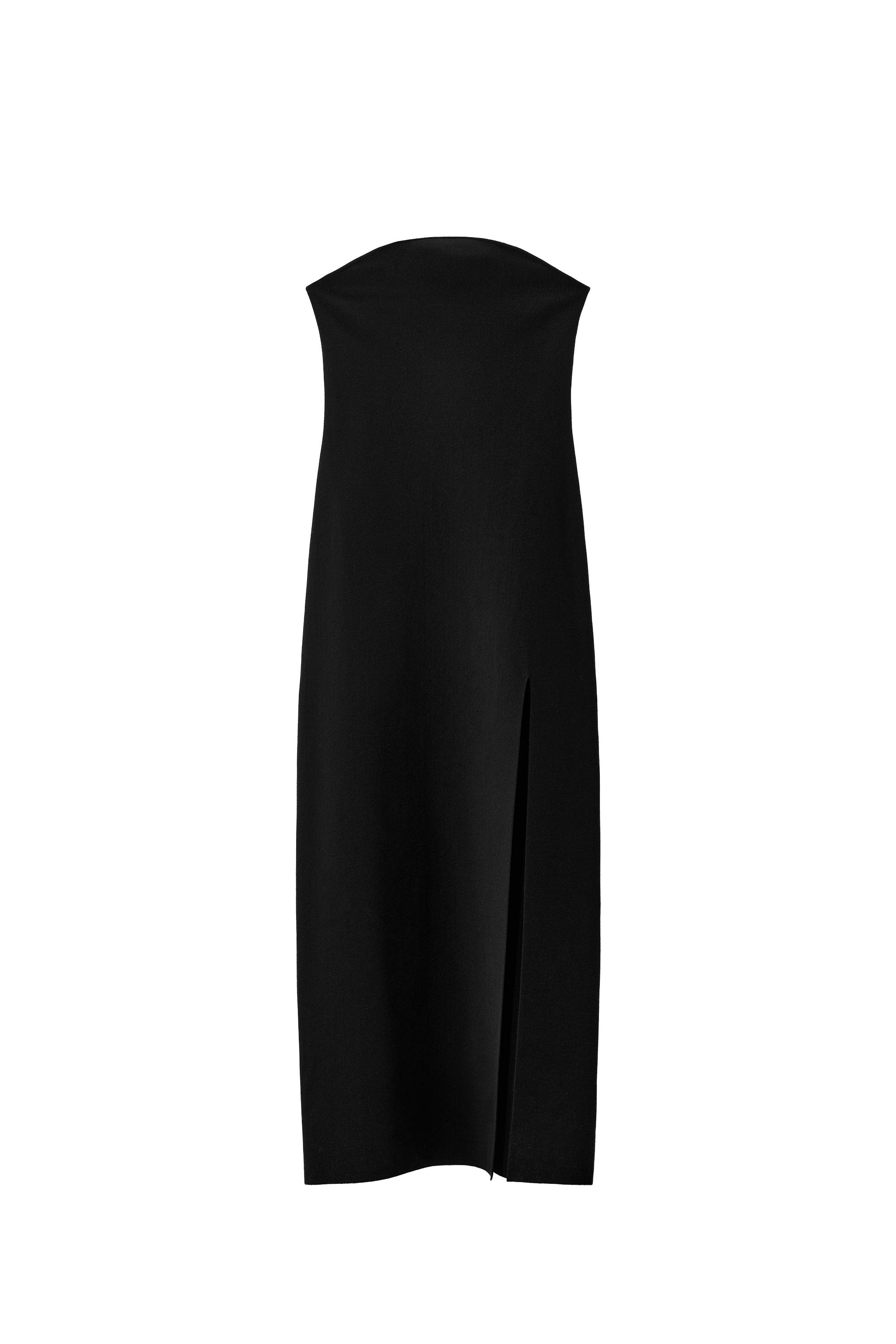 KNIT BANDEAU DRESS - Black | ZARA United States KNIT BANDEAU DRESS - Black | ZARA United States