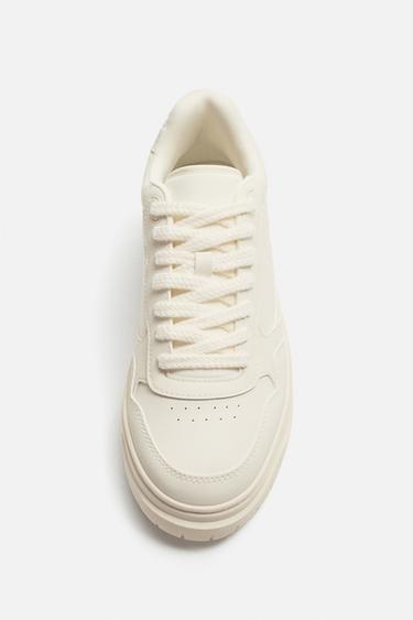 RETRO TRAINERS - Bone White by Zara - Image 2