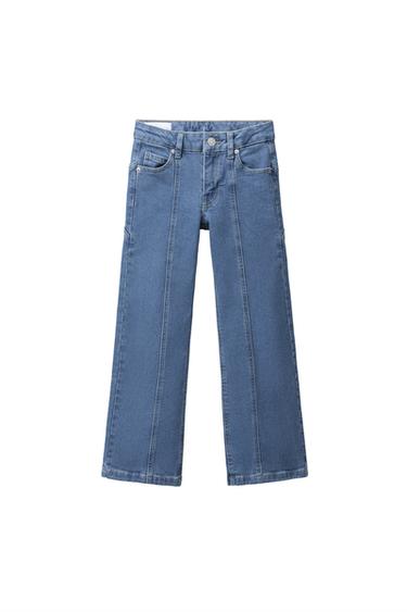 BOOT-CUT JEANS WITH STAR PATCHES - Blue by Zara