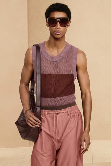 LTHR SHLDR BG 14 - Bordeaux de Zara - Image 2