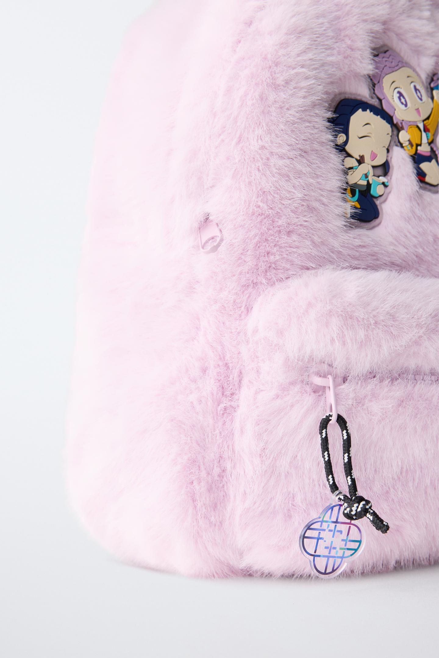 Рюкзак Zara Huntrix Kpop Demon Hunters™ Netflix © FUR для детей, цвет: Сиреневый — фото 3