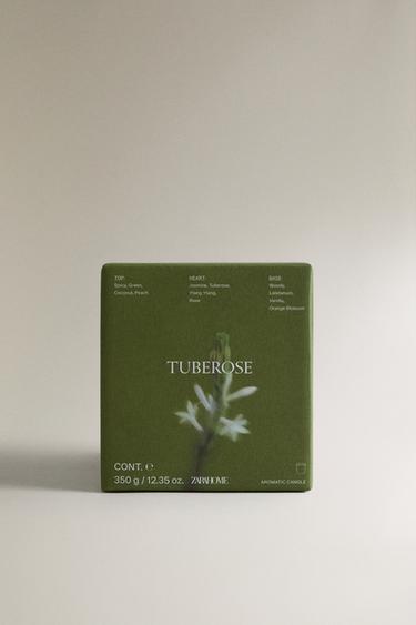 (350 G) TUBEROSE SCENTED CANDLE - Purple by Zara - Image 3