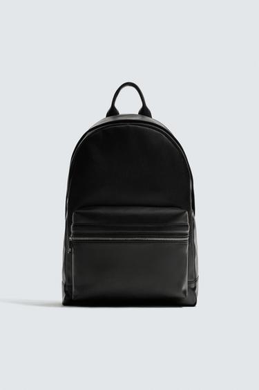 RUCKSACK MIT TEXTUR - Schwarz von Zara