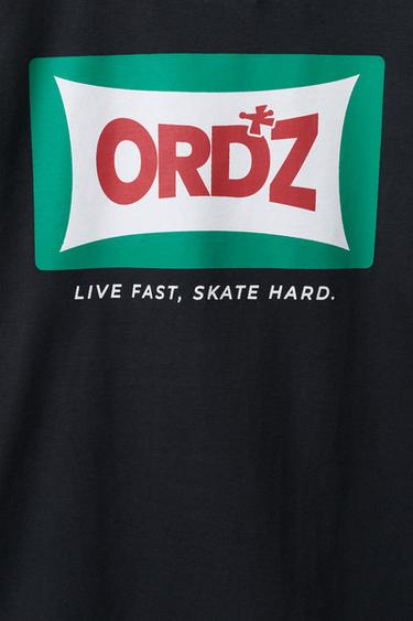 LOGO PRINT T-SHIRT - Blue by Zara - Image 3