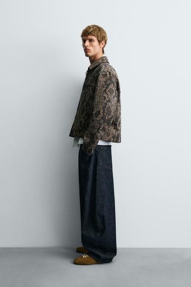 VESTE JACQUARD TEXTURÉE - Imprimée de Zara - Image 3