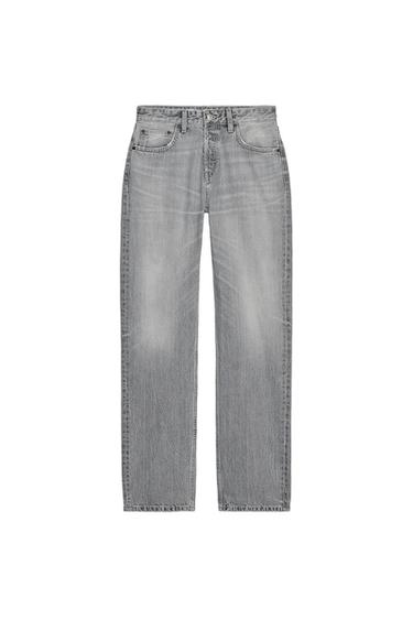 TRF MID-WAIST STRAIGHT-LEG JEANS