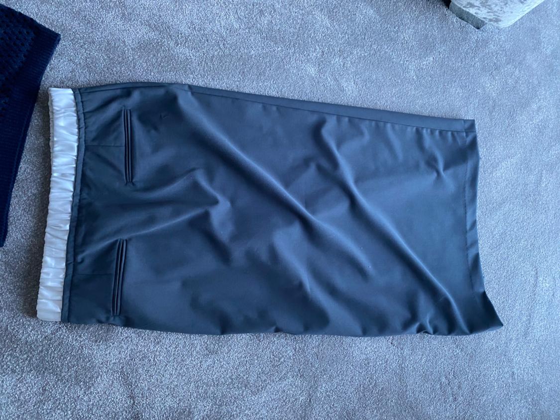 CONTRAST BOXER MIDI SKIRT - Image 3