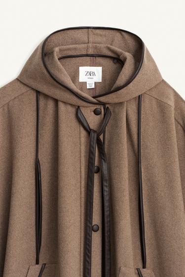 CAPE OVERSIZE AVEC LAINE ÉDITION LIMITÉE - Pierre de Zara - Image 7