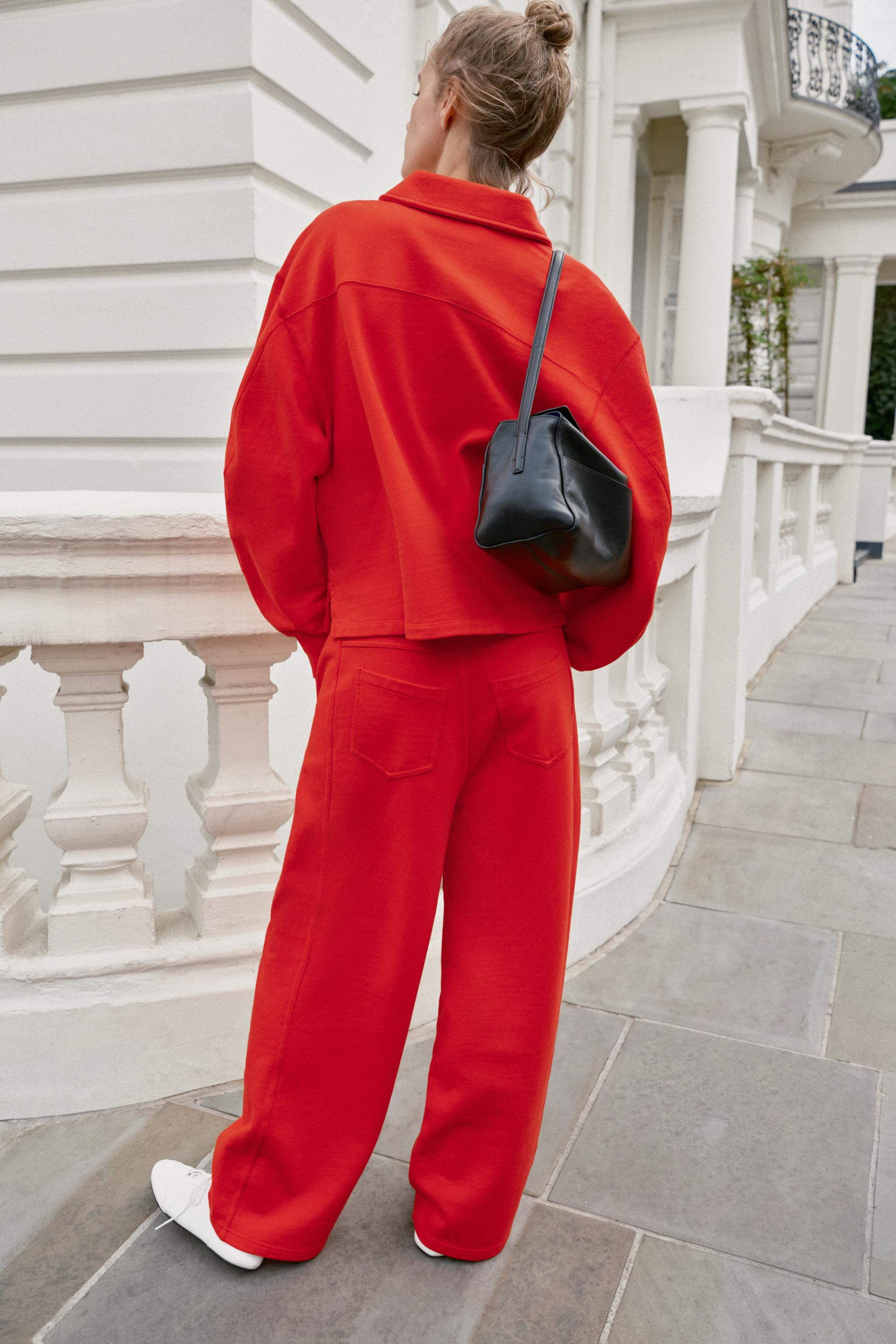Женские худи Zara COLLARED SWEATSHIRT — фото 4
