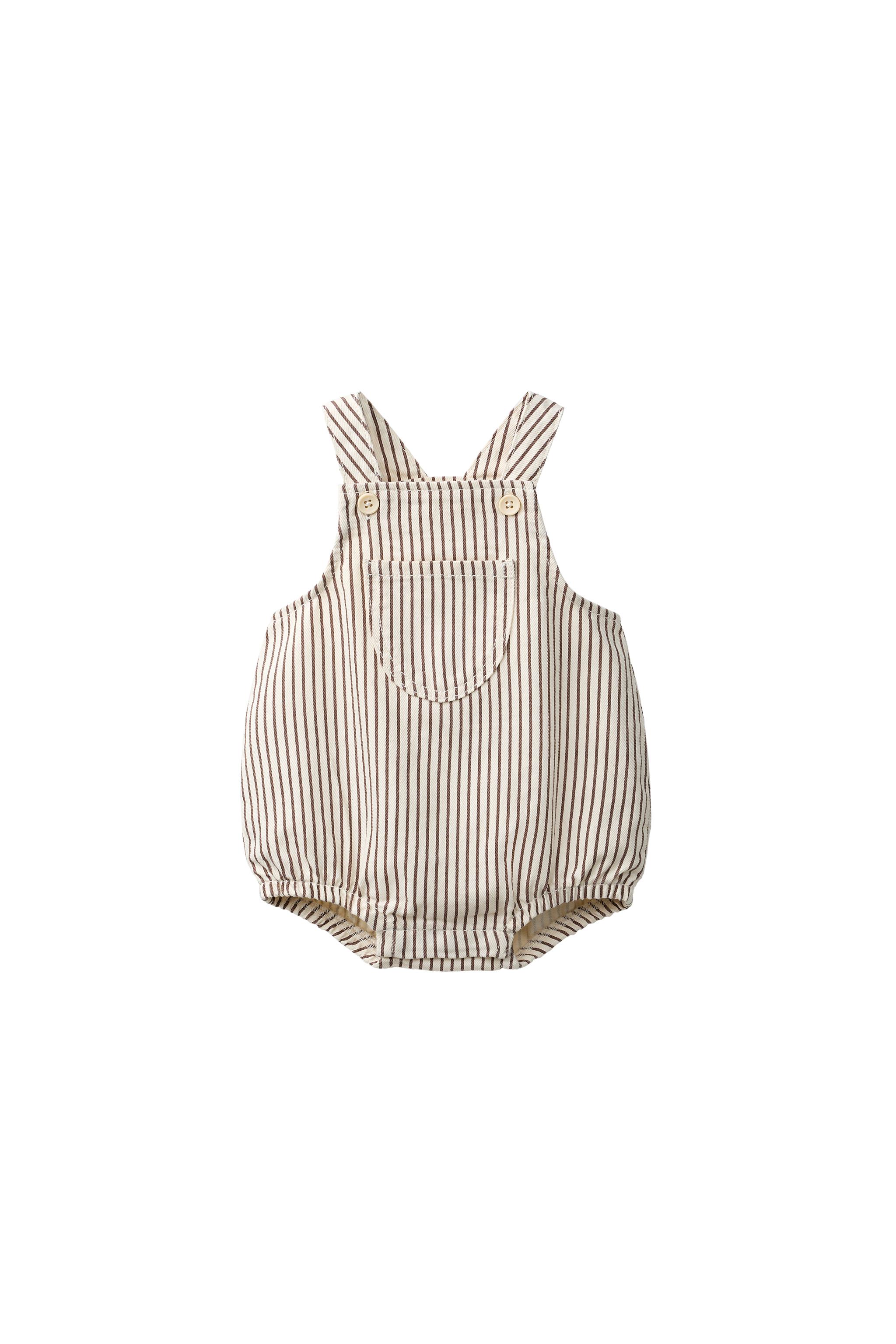 PIJAMA D'UNA PEÇA DE SARJA DE RATLLES