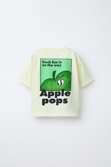 FRUIT PRINT T-SHIRT - Light yellow by Zara - Image 1