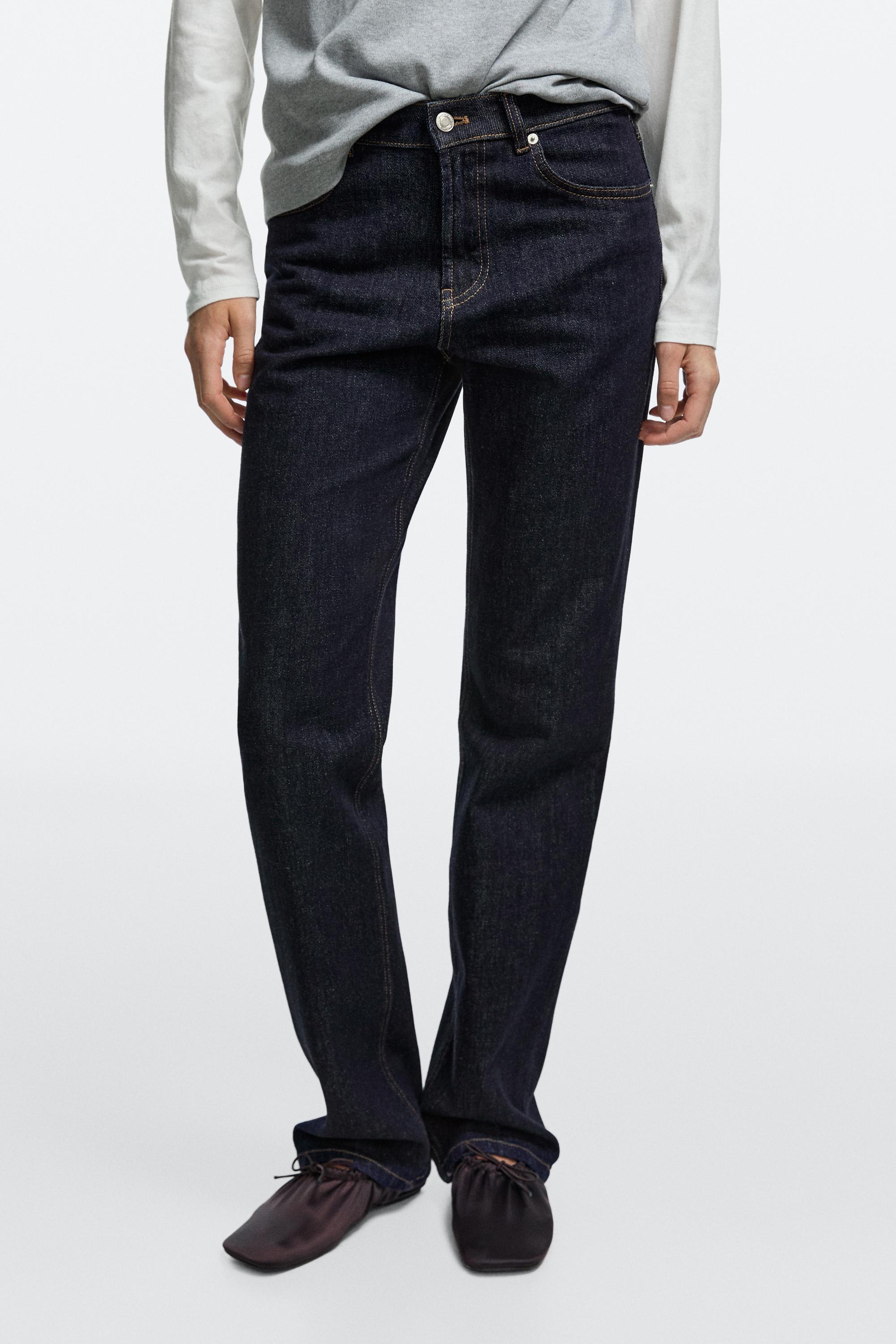 Jean straight taille moyenne