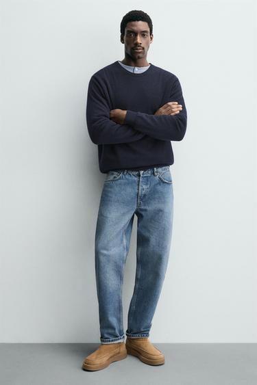 BOTA DE COURO - Bege da Zara - Imagem 0