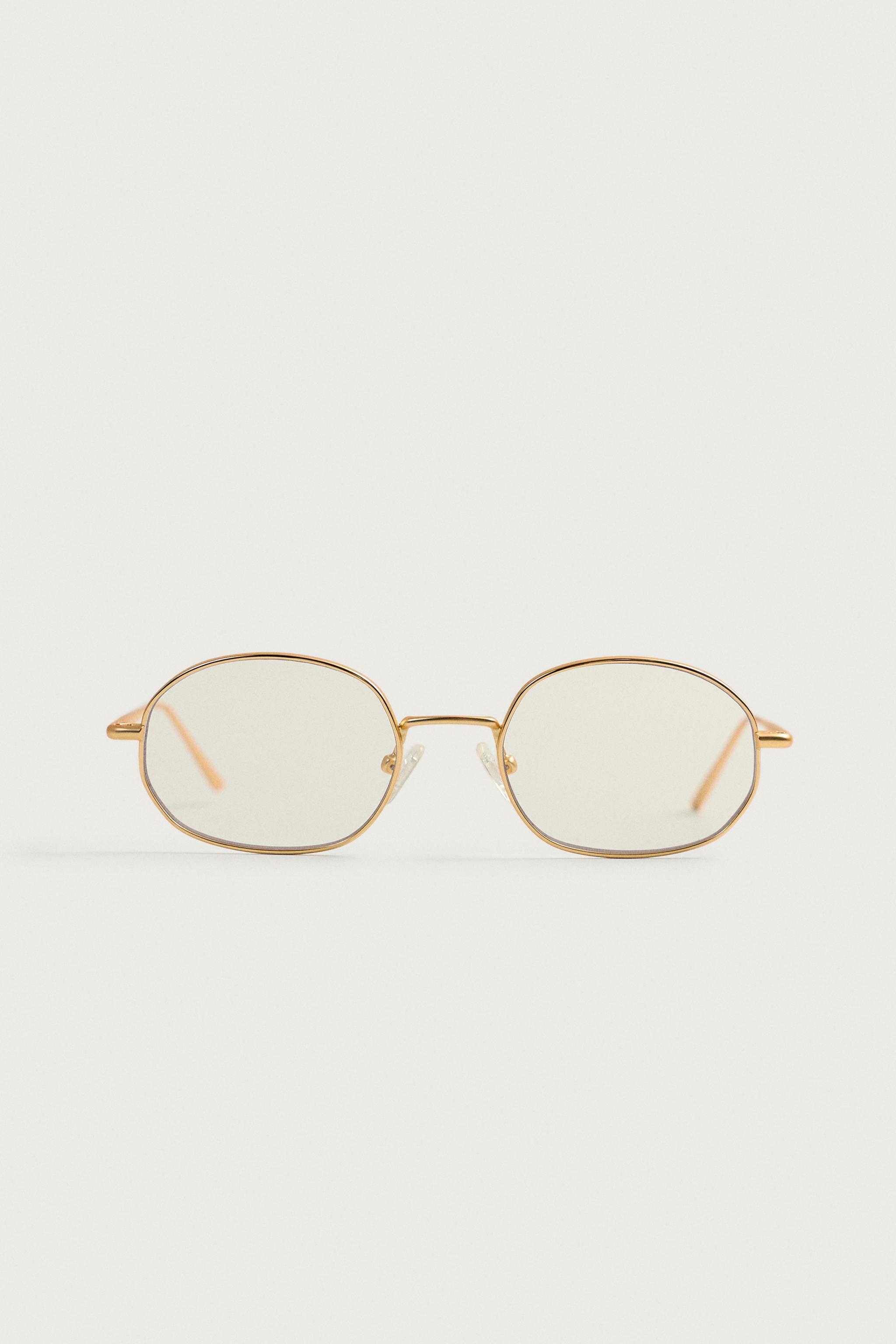 ROUND METAL SUNGLASSES - Silver | ZARA Singapore