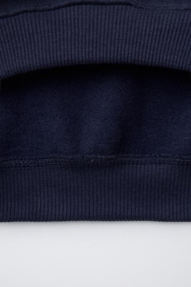 SWEAT POLO À IMPRIMÉ NUMÉRO - Bleu marine de Zara - Image 3