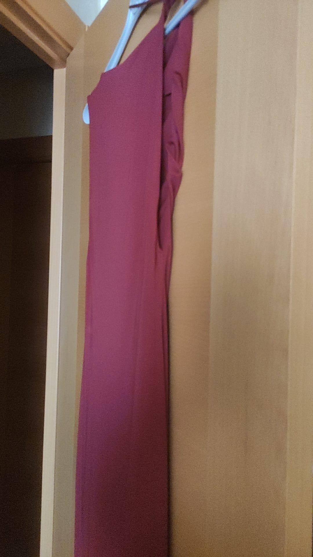LONG DRAPED DRESS - Image 3