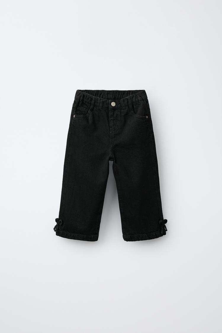 Jeans culotte lazos