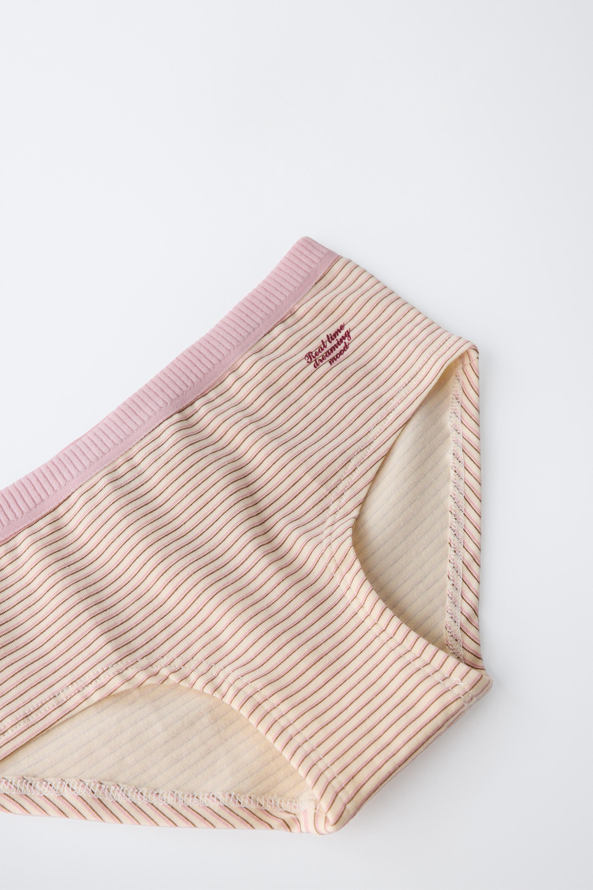 AGES 6-14 / SIX-PACK OF STRIPED UNDERWEAR
