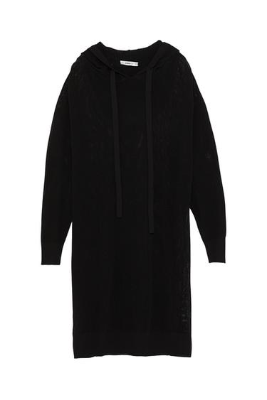 LONG SWEATER WITH HOOD