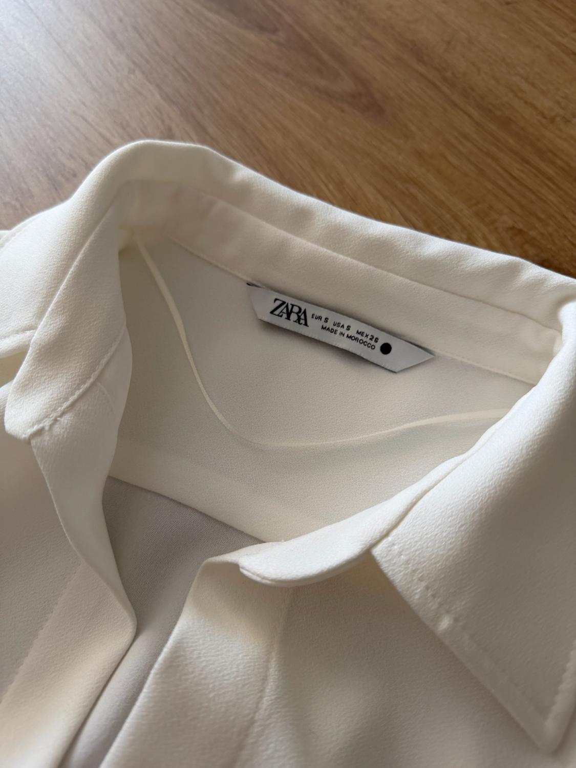 PLEATED CROPPED SHIRT - Image 2