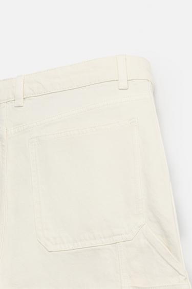 CARPENTER POCKET BERMUDA SHORTS - Oyster-white by Zara - Image 8