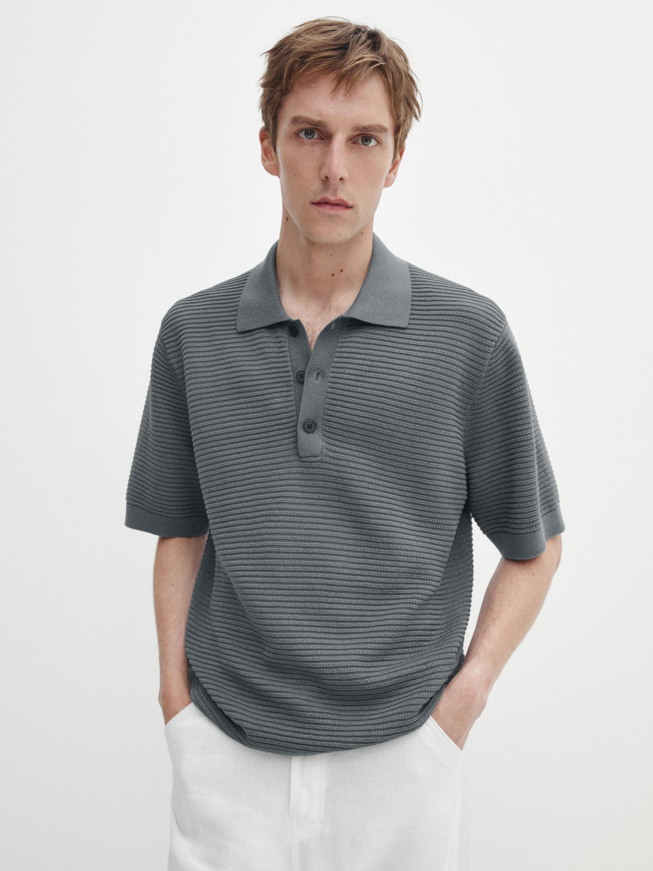 Zara hombre polos manga fashion corta