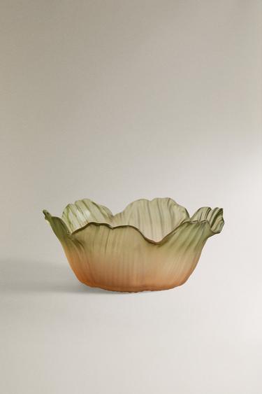 フラワーガラスボウルグリーン0Zaraのフラワーガラスボウル - グリーン - 画像 0